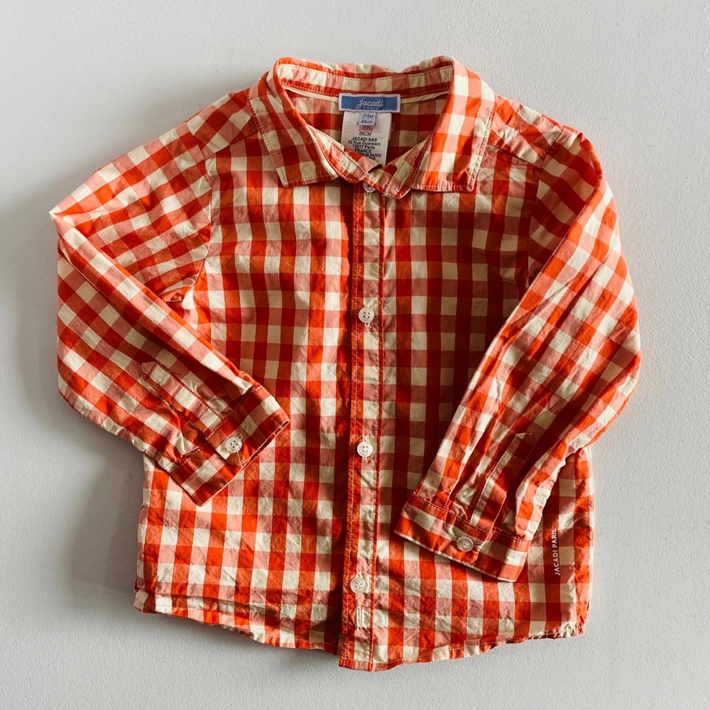Jacadi Gingham Shirt
